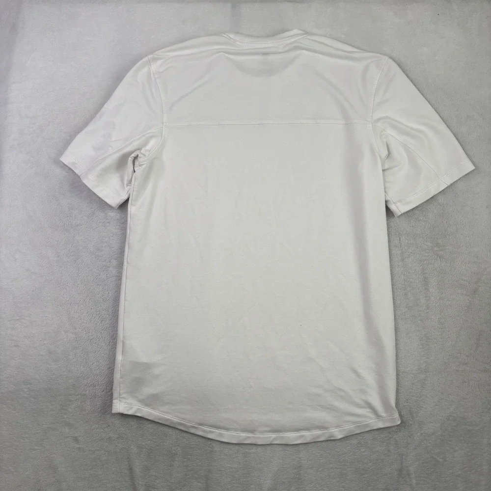 Adidas Aeroready Performance Fit White Short Sleeve Active Shirt Men's Medium
